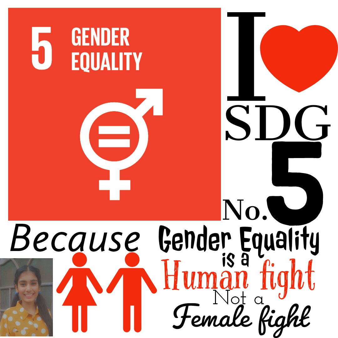DuggalDevanshi's tweet photo. I love sdg 5

Gender equality is a human fight not a female fight..
@pkdhillon08 @Vibhaknps @KnpsIndia @nishajassal7 @edu_sdg @sdgchoupal @sdgaction #ForPeopleForPlanet #Act4SDGs #TurnItAround https://t.co/PXKfB7M6aQ