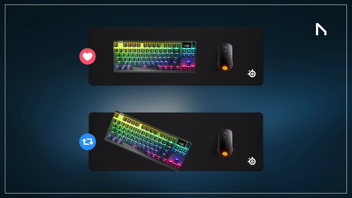 Nordavindgg's tweet photo. A question as old as time. Tilted keyboard or not?

#ForGlory @SteelSeries https://t.co/LlqVZPKErB