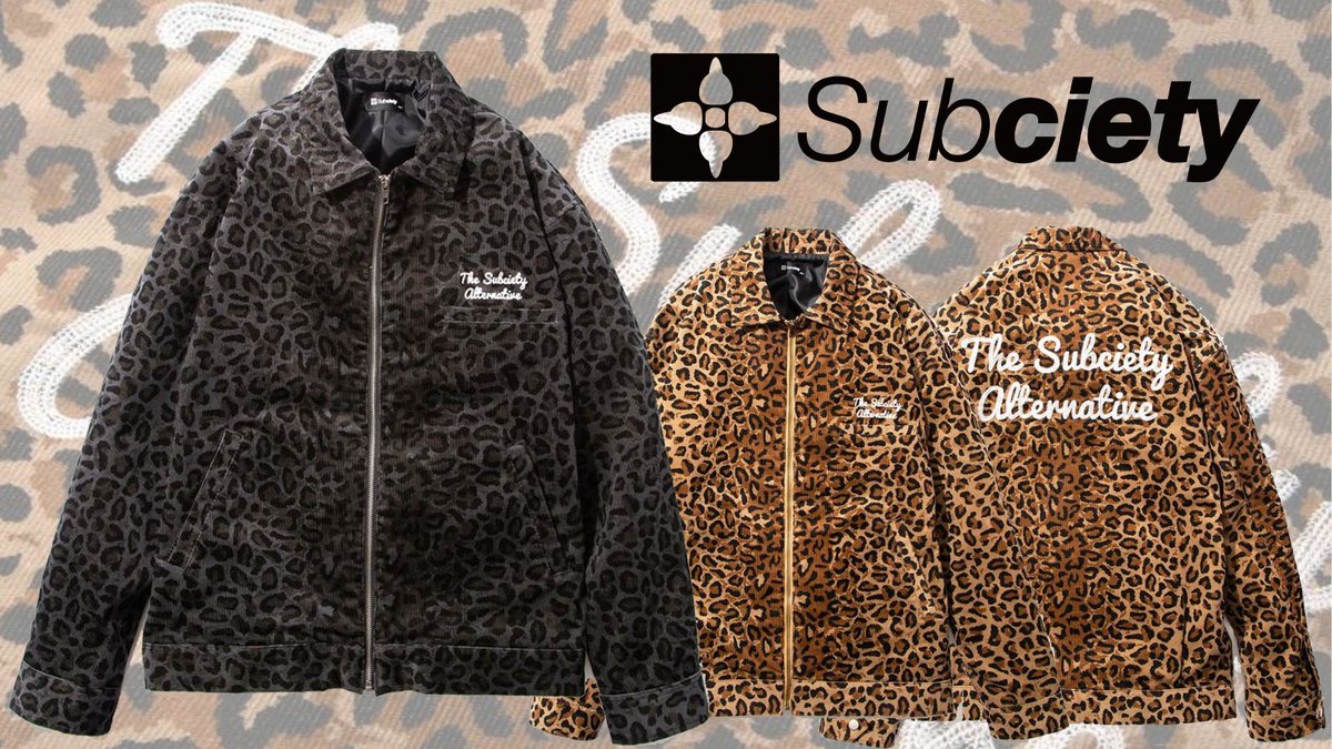 NEW ARRIVALS】 Subciety(サブサエティ) LEOPARD SWING TOP / SLACKS 