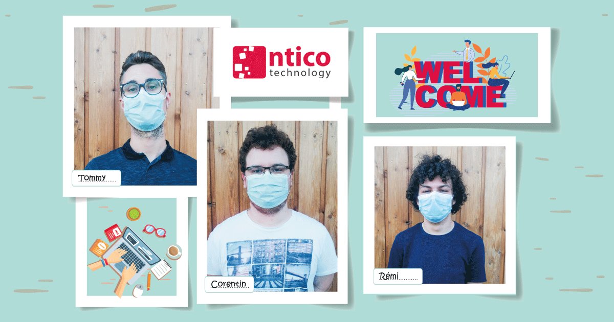 NTICO59's tweet photo. On se rappelle tous de sa première expérience... Et c'est chez NTICO qu'ils vont vivre la leur 🙂

Nous souhaitons la bienvenue à Tommy qui débute son alternance, mais également à Corentin et Rémi qui signe pour un CDI ! 

#Recrutement #ULille #INSA  #Jeunesdiplômés #Bienvenue https://t.co/IDnr1sIbQP