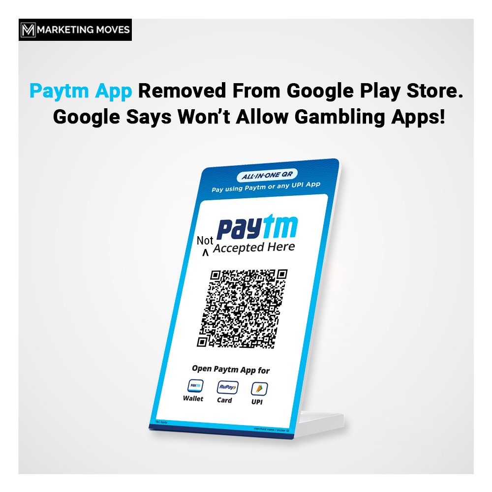 iMarketingMoves's tweet photo. Who needs to know about the latest update?

#Paytm #GooglePlayStore Play Store #Google https://t.co/FqDFcnhRGD