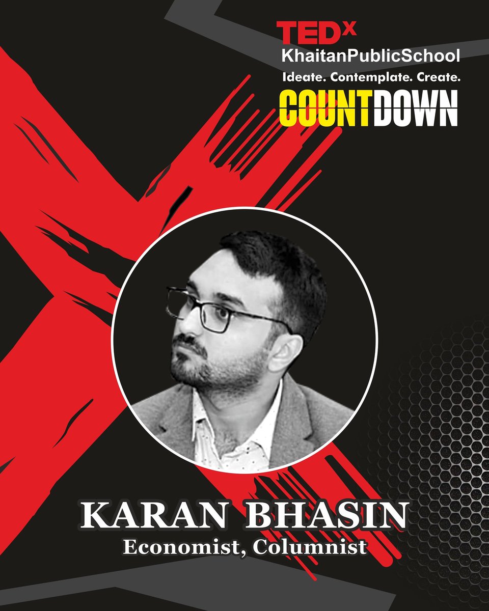 KPS_Sahibabad's tweet photo. Introducing our first speaker... 

Karan Bhasin is a young economist who holds a masters degree from #TERI School of Advanced Studies and a bachelors degree in economics from The University of London.
#tedx #TEDTalk #speaker #countdown #Khaitanpublicschool https://t.co/HgvohABffx