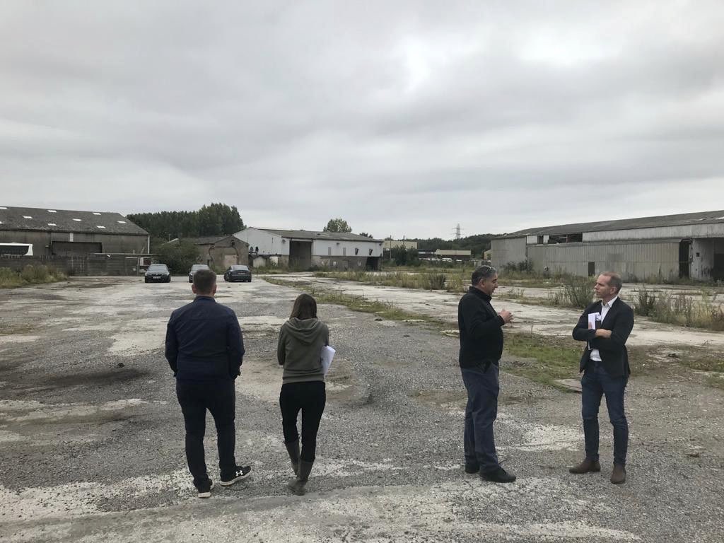 BXB visited our recently acquired Cameron’s Yard site in Widnes this week. Looking forward to working with @Curtins <a href="/nexusplanninguk/">Nexus Planning</a> and <a href="/BrockCarmichael/">Brock Carmichael Architects</a> again on this exciting new project. Here is the team discussing our regeneration proposals #Halton #BrownfieldRegeneration