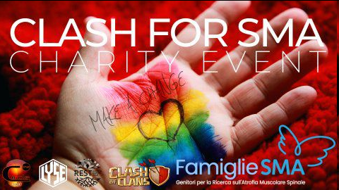 On 19th at 8pm CEST there will be a charity event in favour of <a href="/famigliesma/">famigliesma</a> 

Streaming youtu.be/ahUimejhM9s
Donations famigliesma.org/dona-ora/

A big thanks to <a href="/2Late4Stop/">2Late4Stop</a> <a href="/grumpy_army/">Grumpy Army</a> @clashofclans_th and every person who sponsored the event
Together we can change the future!