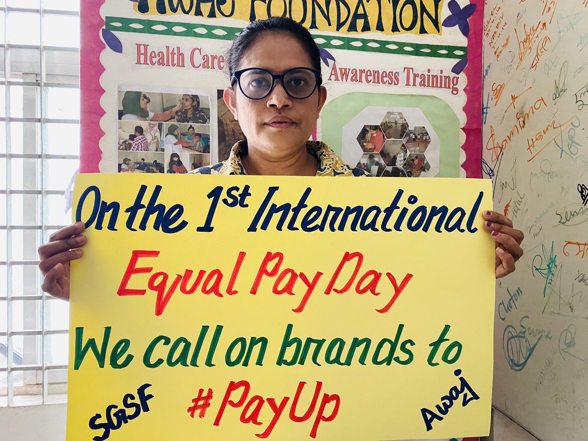 Nazma Akter On Twitter Today Is The First International Equal Pay Day It S High Time To Eliminate The Gender Pay Gap Join Us In Demanding Equal Pay For Equal Work Continuing