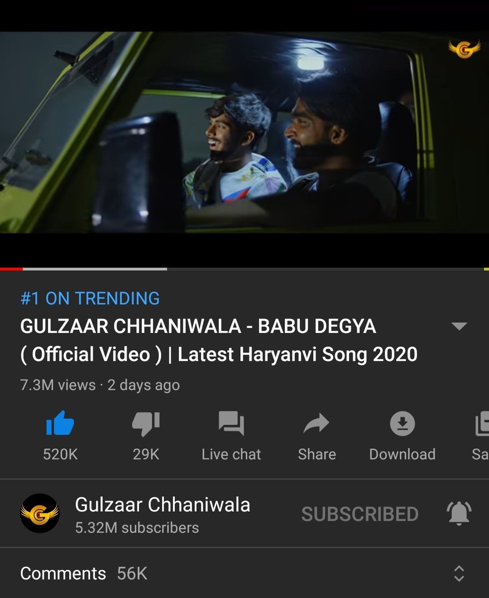 rajasthani155's tweet photo. Trending #1 since 43 hours.
#hitmachine #OneManArmy #desi_in_bollywood_soon
#tera_bhai_gulzaar #record_break https://t.co/NGJLQwvMHW