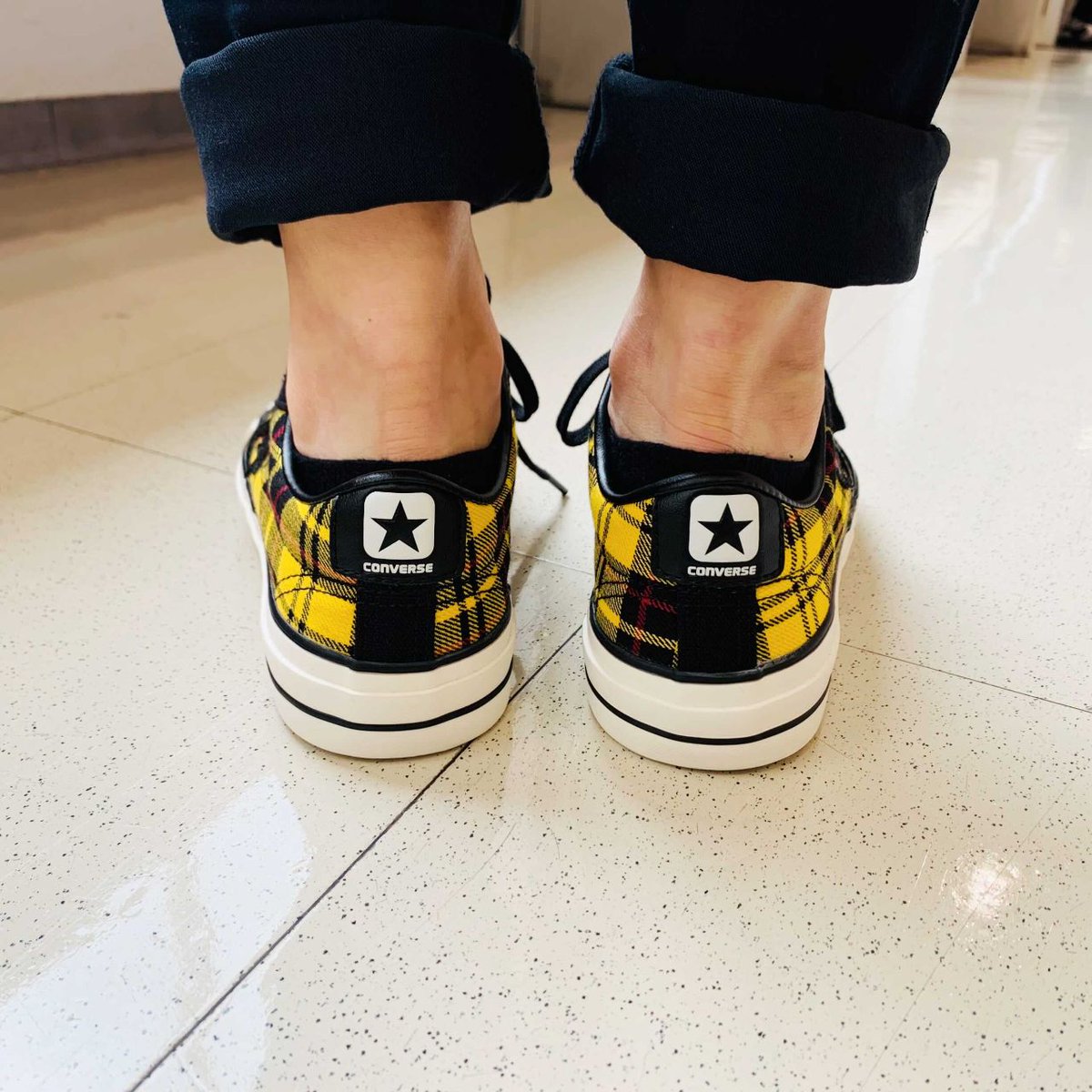 Asbee در توییتر Converse Proride Sk Ck Ox レディーススニーカー クラシックなチェック柄が黄色と黒色のおしゃれ 可愛い デザインで登場 履いてみると目立つのに主張しすぎず とっても可愛いんです T Co Nmzpnvc0gk スニーカー レディース