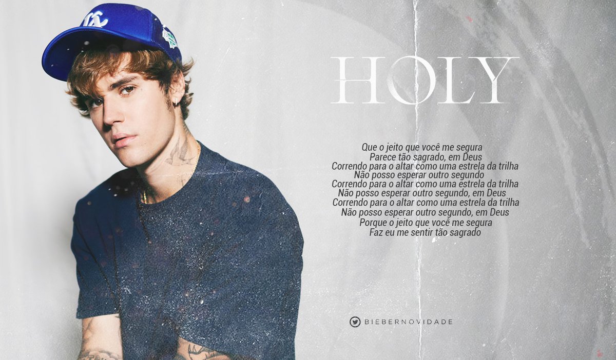 biebernovidade's tweet photo. Confira a tradução de "HOLY" nova musica do Justin Bieber. #HolyOutNow https://t.co/gdAYXlplsb
