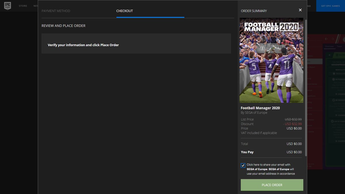 Go on FM 2020 is free for a time. #FootballManager2020