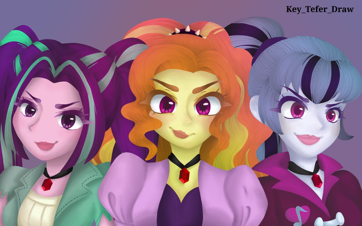 These girls are the Dazzlings, the villians in Equestria Girls and I love all of their songs! ♡

#draw #drawing #drawings #digitaldraw #cutedraw #creative #digitaldrawing #digital #fulldraw #mylittlepony #fanart #equestriagirls #fanartmlp #mlpeg #mlp #dazzlings #rainbowrocks