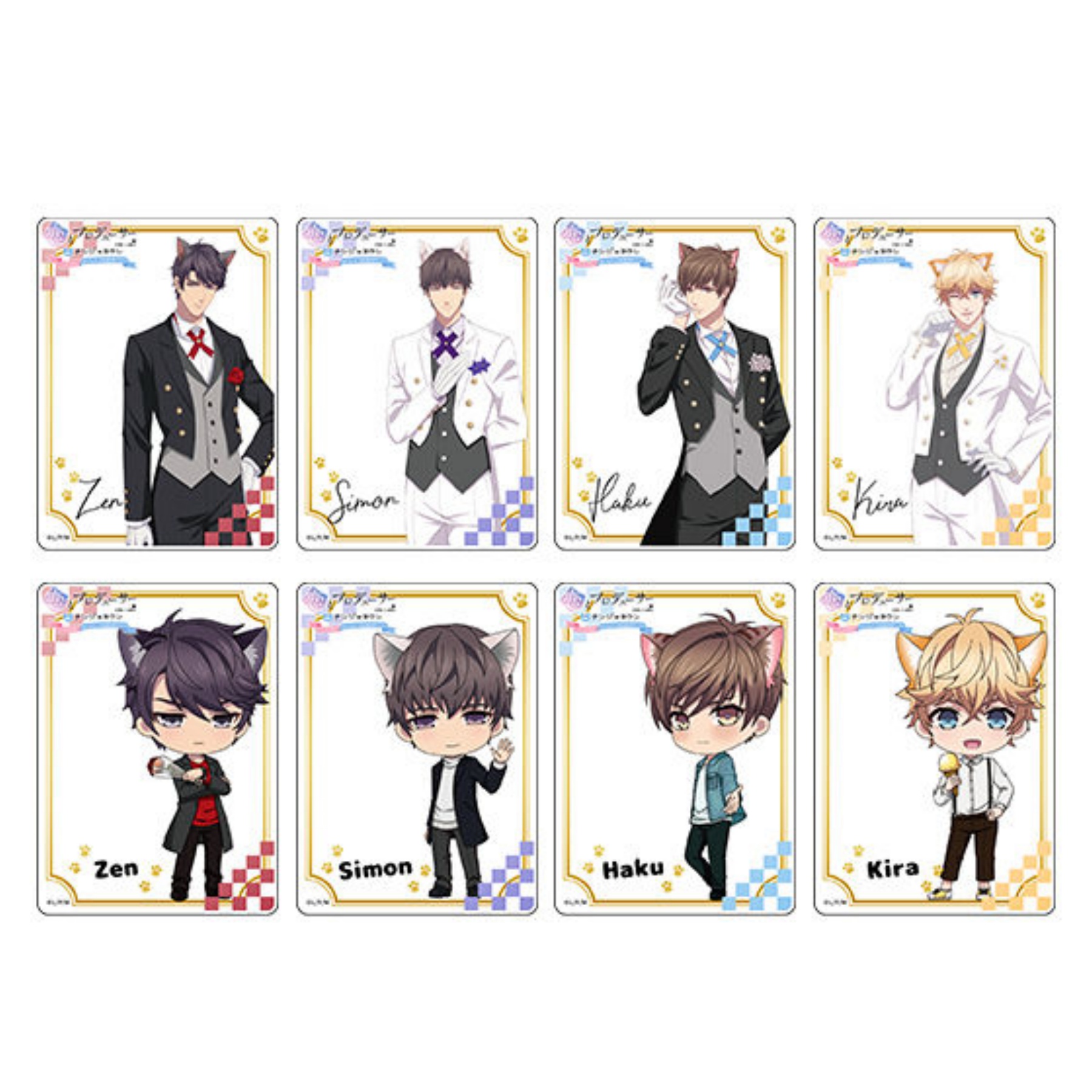  A3 Koi to Producer ~ EVOL x Love ~ 11 Zen Wishes for Chiro  [Official Illustration] Character Acrylic Figure : Toys & Games