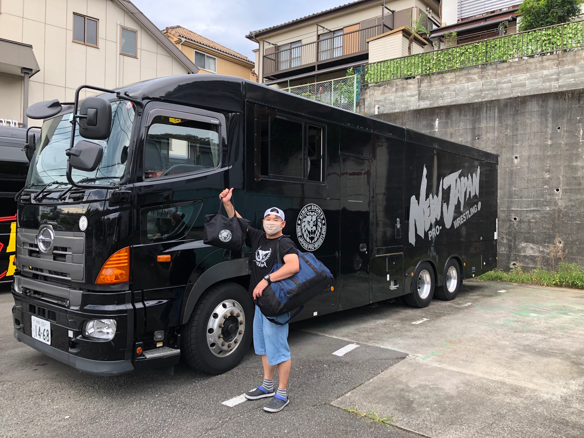 ★超激レア★新日本プロレス 選手バスA&B 2台セット 阿部誠 on X: 