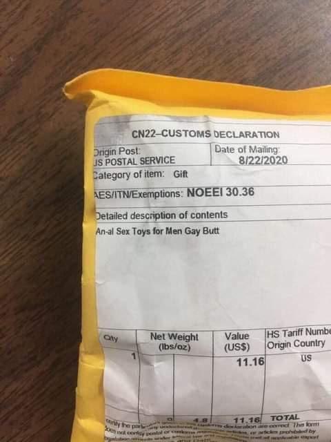 Just order the sex toy, they said.Ships in discreet, non-obvious packaging, they said.