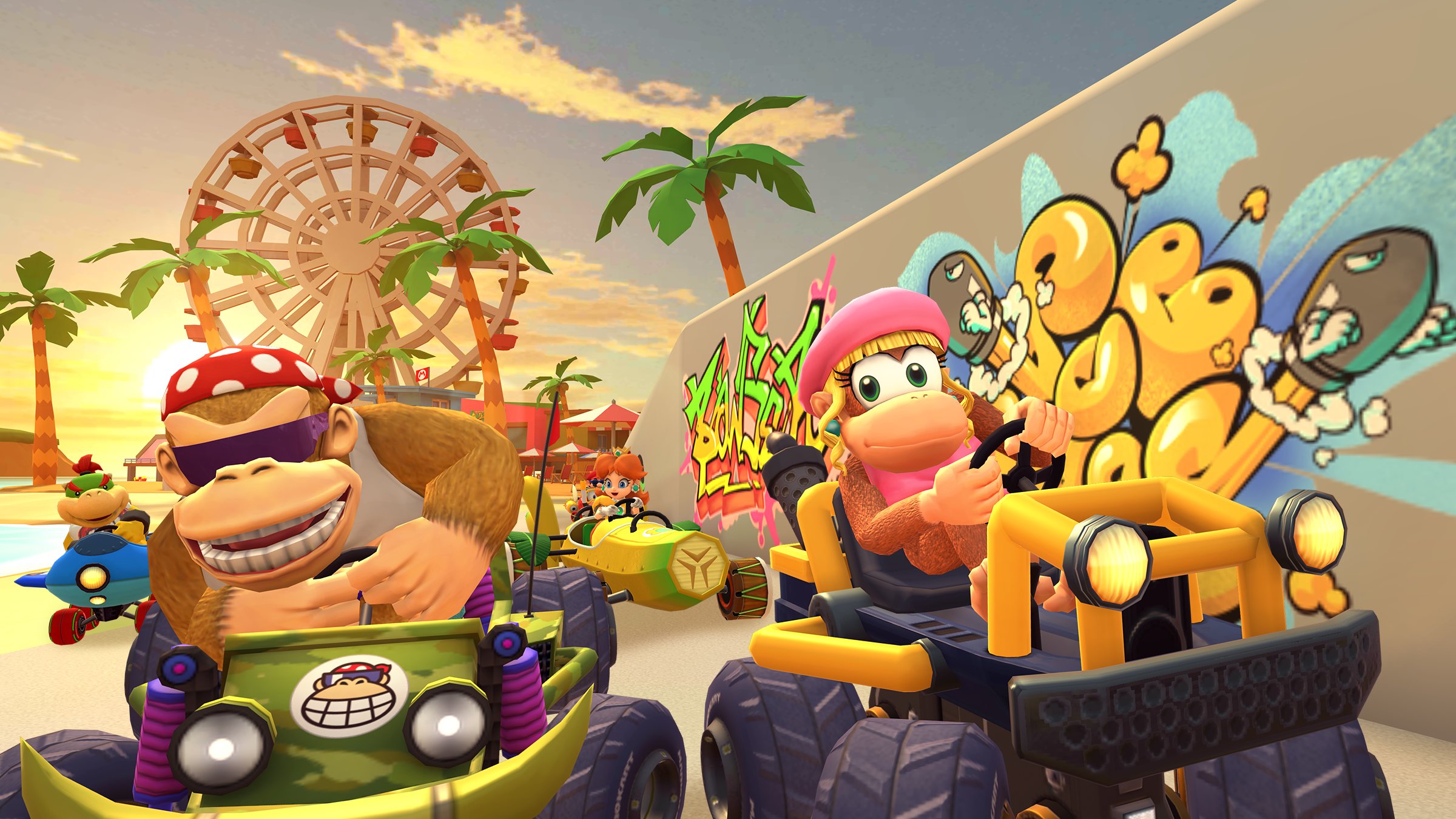 Mario Kart Tour on X: The Los Angeles Tour is wrapping up in #MarioKartTour.  Next up is the Sky Tour featuring the new course GBA Sky Garden! Ride above  the clouds! The