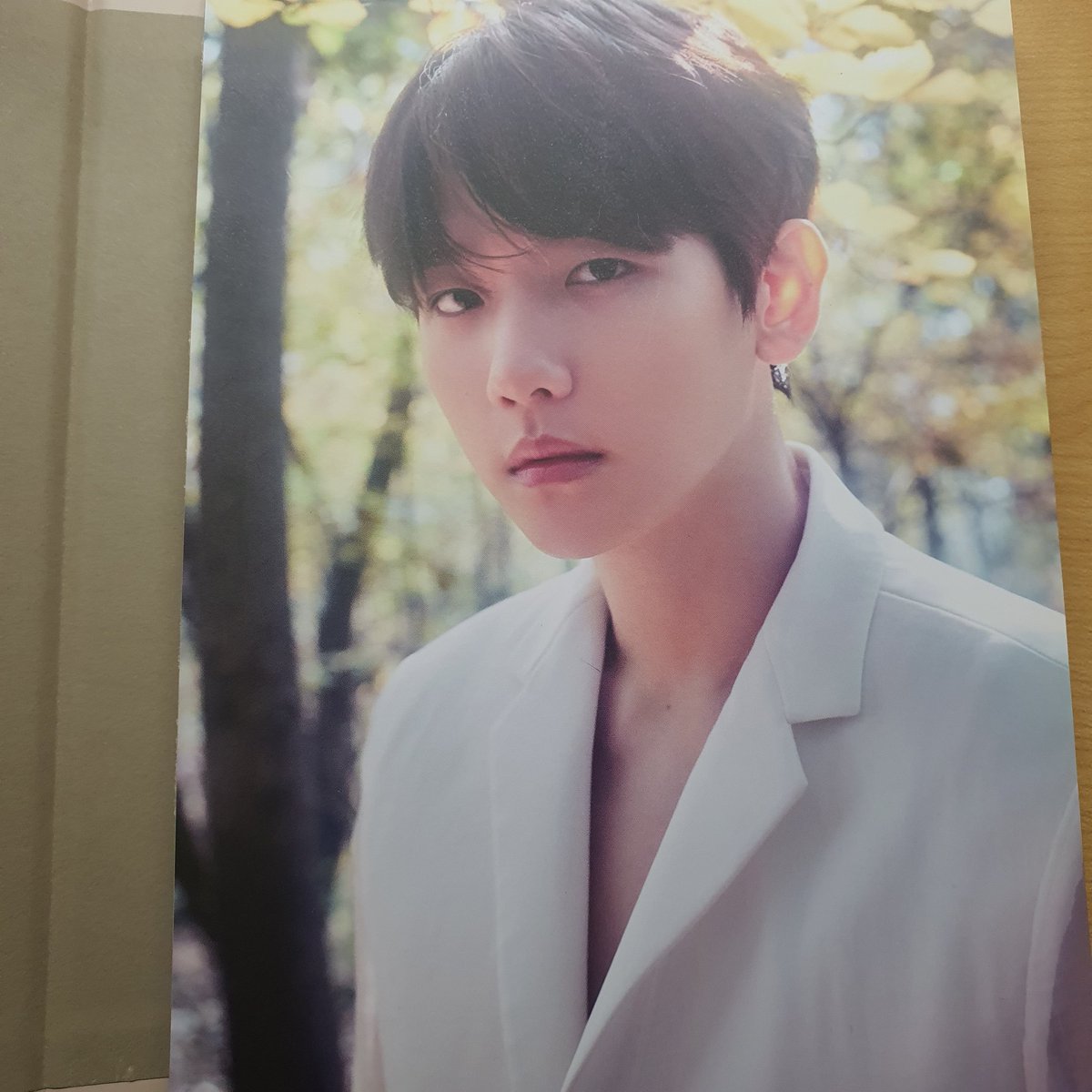 exo___sell's tweet photo. 엘리시온 콘서트 굿즈 포토카드북(엽서북) 양도합니다 택포 1.5 디엠주세요 https://t.co/dWSHIGvRt2