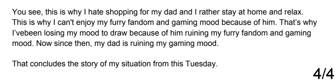 KoroshiArts's tweet photo. My dad was being toxic to me once again.
#HurricaneSally2020 #HurricaneSally 
#Ignorantdad #NoFreedom #NotDefendingMyself #ComingForward #SpeakingOut #SpeakOut #NeedSupport #NeedLoveandSupport #Parentalissues #toxicfather #toxicdad #FurryNeedsLove https://t.co/5hUIXajcWu