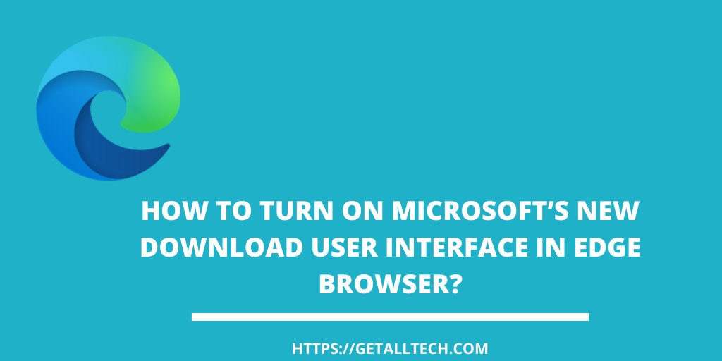 getalltech's tweet photo. Here is an article that shows how to turn on Microsoft New Download UI in Edge's latest version, where the users can decide to Open, Save As, Save, and Cancel options when a file downloaded.
#Microsoft #Download #UI #Edge's
READ MORE https://t.co/T8tMzjhF2E https://t.co/pYhQqN3tp8