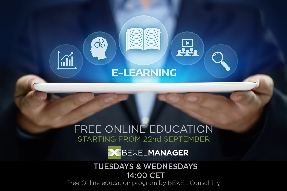 Join us for our next free online education, a series of training sessions following BEXEL Manager Step by Step guide. 
Every week on Tuesdays and Wednesdays starting from September 22nd at 14:00 CET.

Register here: bit.ly/2GJHuex
#bexelmanager #bim #webinar #4d #5d