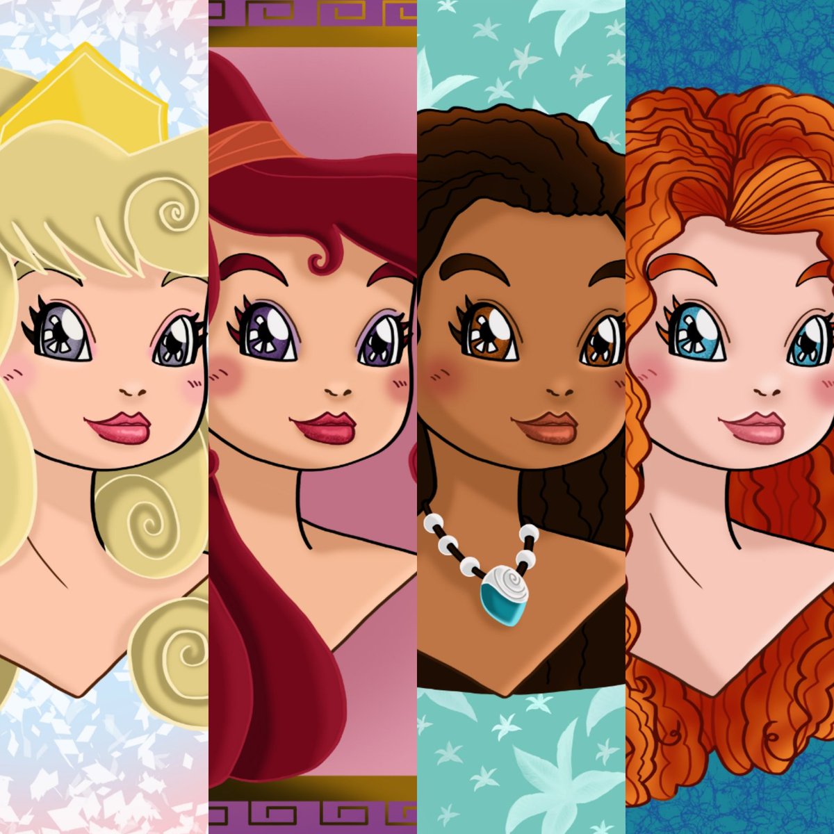 GaeIsatis's tweet photo. Le 4e pack des heroines #disney est à retrouver sur #gumroad. 
Retrouvez #Aurora, #megara, #Moana et #merida en téléchargement noir et blanc à colorier ou en couleur. 

#coloring #coloringaddict #drawing #drawthisinyourstyle https://t.co/mvS4PzQtsp