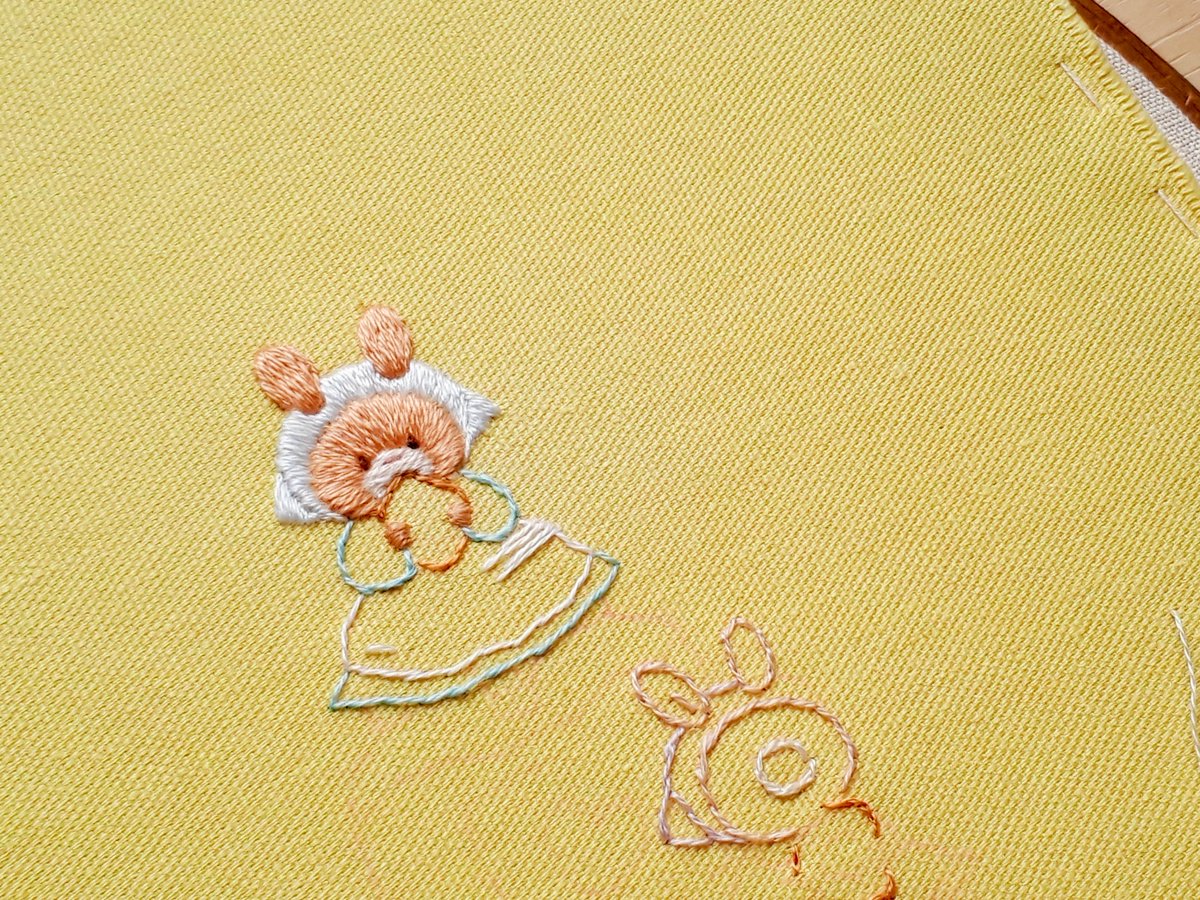 刺繍イラスト チョコチップ Chocottchip Twitter