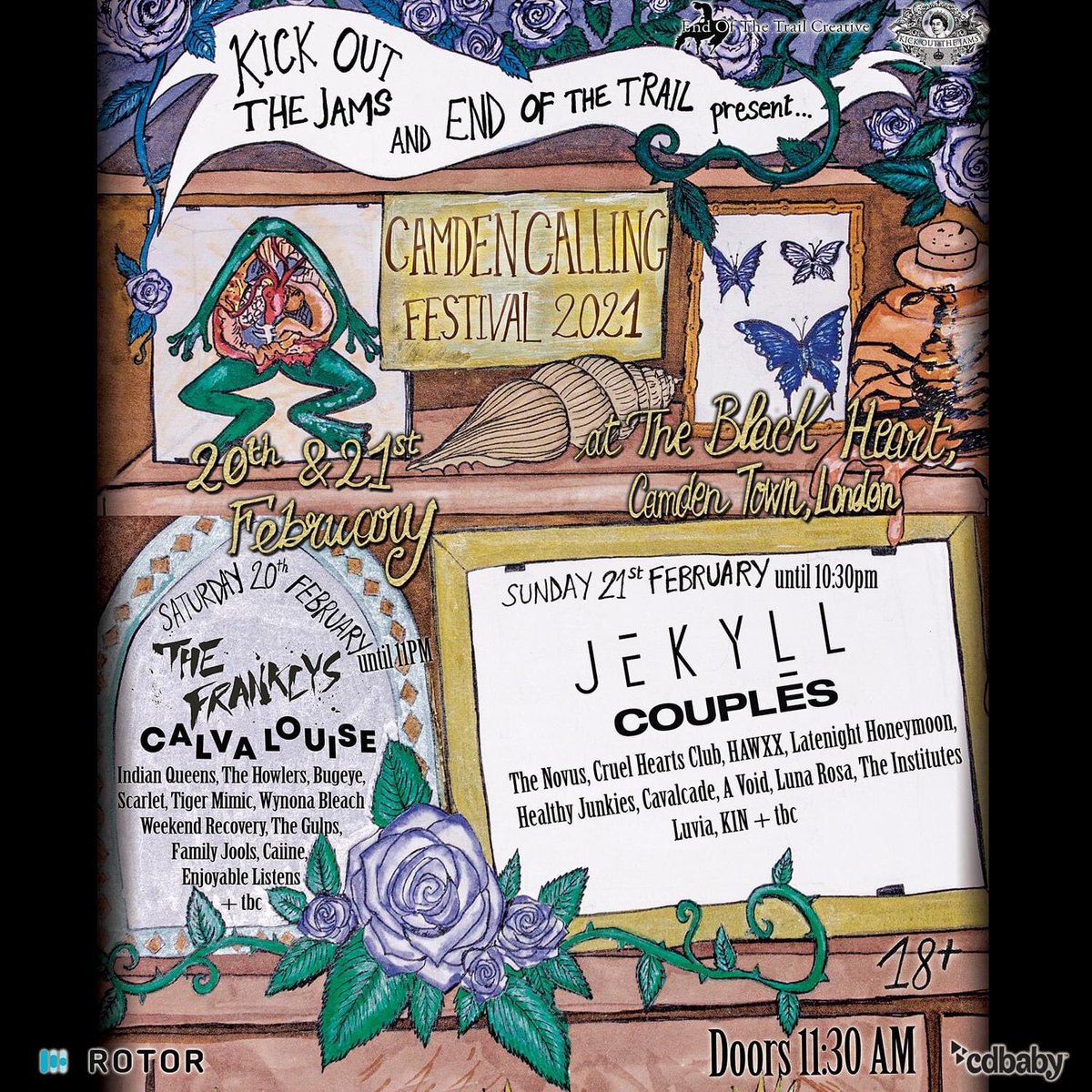 SONS (@sonsbanduk) on Twitter photo A very good morning to all the beautiful Sons gang out there. We have some great news, we’ve been asked to play this amazing festival in February (Saturday 20th). What a line up! Big up the legend that is Roger Kent over at <a href="/KikOutTheJams/">Kick Out The Jams</a>.
Ticket link: skiddle.com/e/13817874 A very good morning to all the beautiful Sons gang out there. We have some great news, we’ve been asked to play this amazing festival in February (Saturday 20th). What a line up! Big up the legend that is Roger Kent over at <a href="/KikOutTheJams/">Kick Out The Jams</a>.
Ticket link: skiddle.com/e/13817874