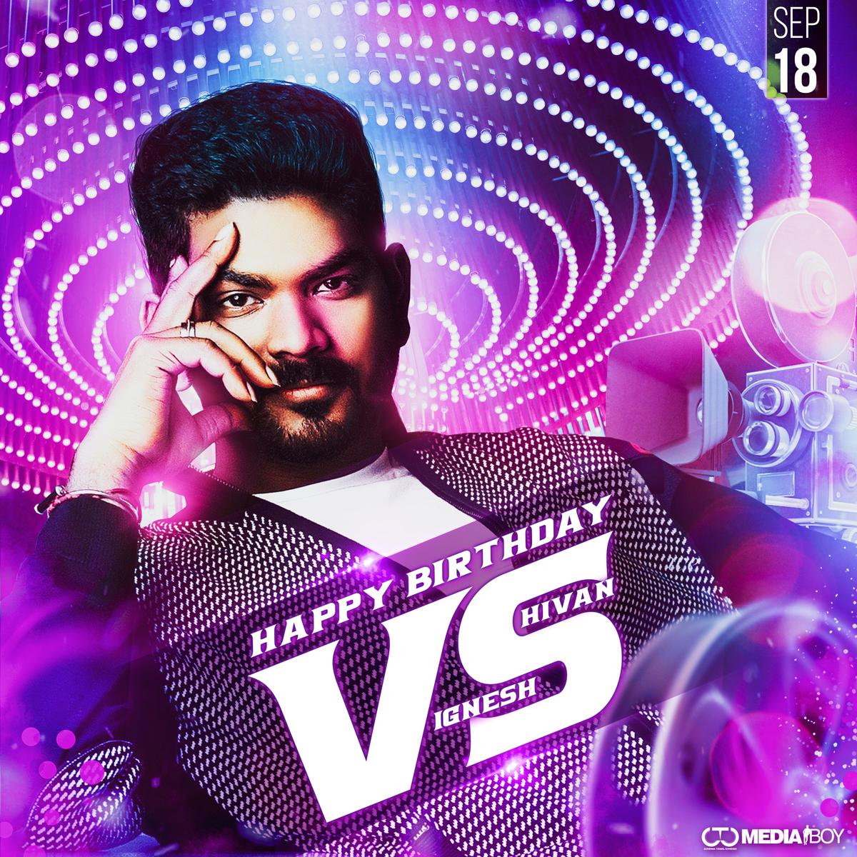 Happy B'day wishes to filmmaker - lyric writer - song specialist <a href="/VigneshShivN/">Vignesh Shivan</a> 👍