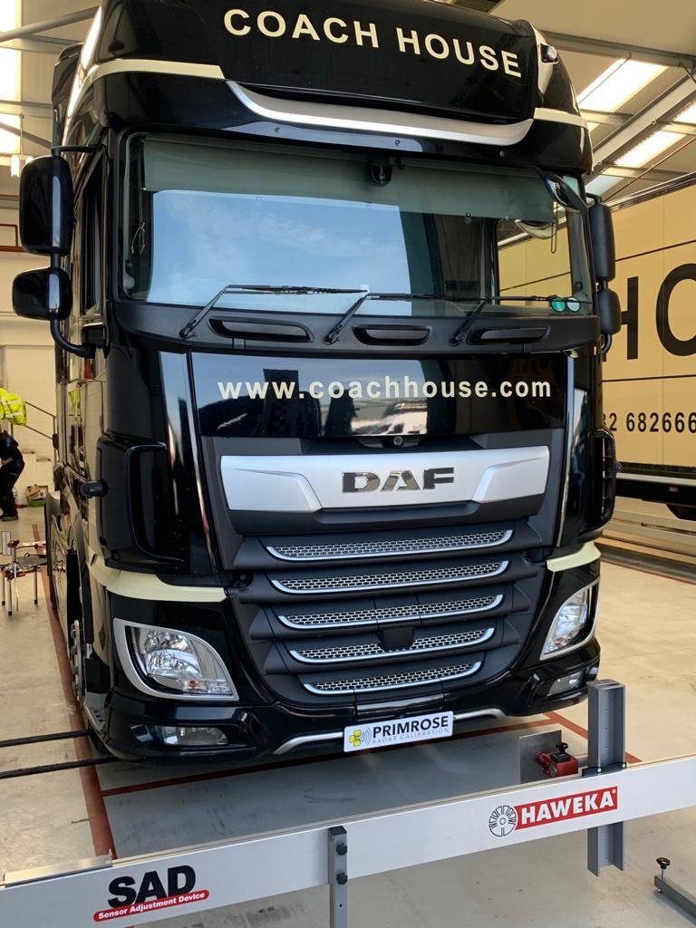 Mobile ADAS Calibration of Commercial vehicles is not an issue for the ADAS Calibration experts - Primrose Radar