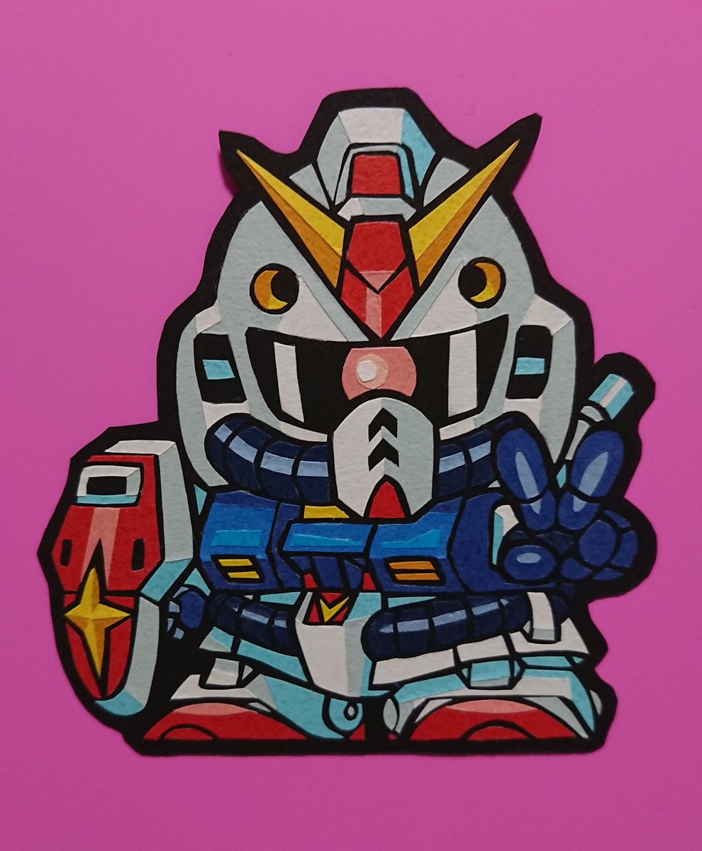 先週から切っていた切り絵がようやく完成！！ プレゼント企画の切り絵