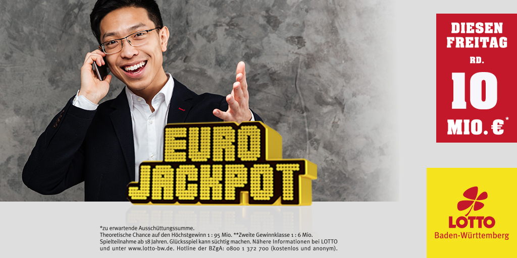 10 Mio. Euro liegen heute im #Eurojackpot. Damit könnte man sich endlich seine Handynummer merken.
Chinese zahlte jüngst umgerechnet 253.000 Euro für eine Nummer, die auf fünf Achten endet. Wäre das etwas für dich?
Zum Spiel geht's hier: https://t.co/78bI7w6ZLR https://t.co/XhTdRkzK5I