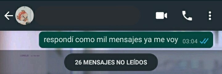 yo respondiendole 15 mensajes a otto croto y él aumentando más a la lista.