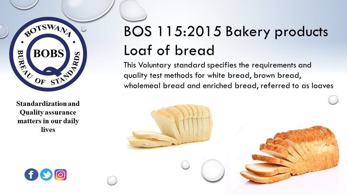 BobsMarketing's tweet photo. Bakers get yourself a copy and improve your product quality. Standardization and Qualify assurance matters in our daily lives.
                                                                                       #QualityStandards
#Improved_Product_Quality
#Consumer_Protection https://t.co/cSNJBKoct2