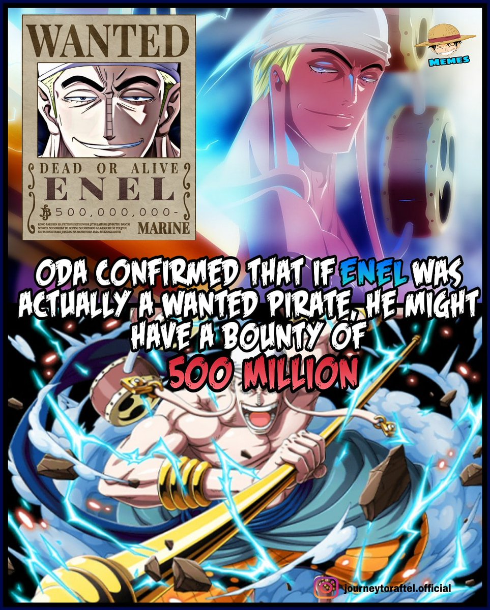 Affiche Wanted One Piece Enel