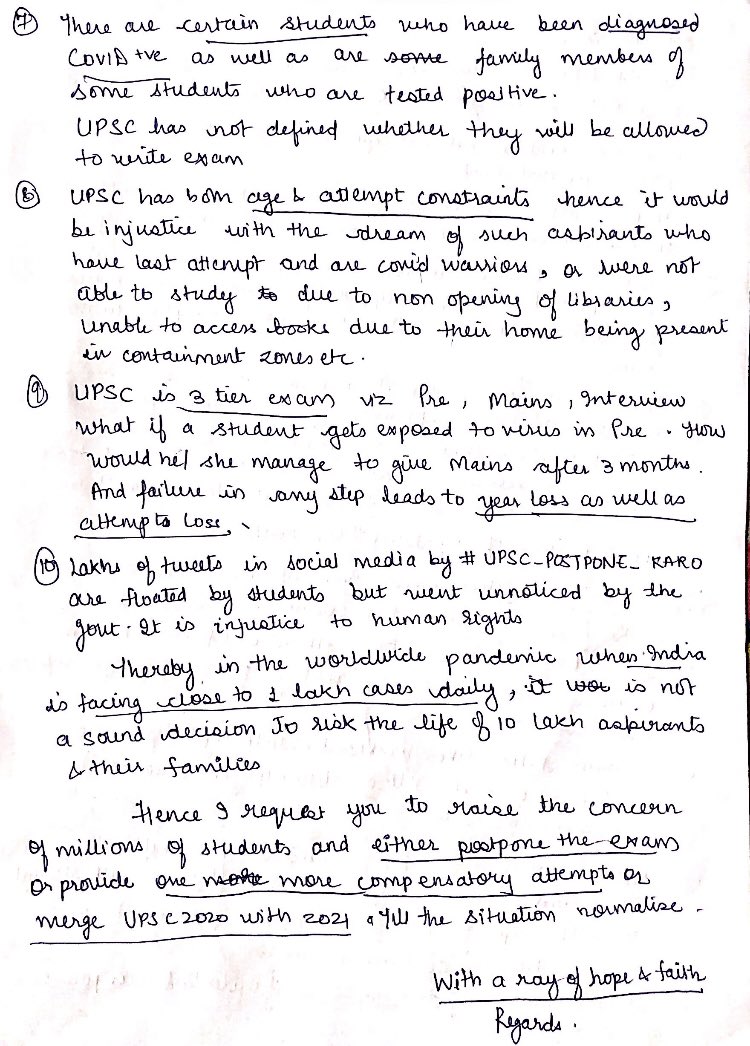 Priya46061954's tweet photo. #POSTPONE_KARO_UPSC #Saveourlives
Below listed are the concerns raised by UPSC aspirants which are genuine hence we urge you to please raise voice against injustice @ndtvfeed @aajtak @timesofindia @TheHinduComment @ThePrintIndia @IndianExpress @indiatvnews @India_NHRC @USF_TEAM https://t.co/Ui4T86ZdAf