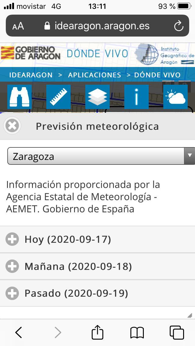 IGEAR_Aragon's tweet photo. 📢Actualización estética y ergonómica de la app "Dónde Vivo" de #IDEARAGON. 
Además la aplicación es #reponsive, es decir,  es operativa para cualquier #dispositivomóvil.
👉 https://t.co/8Pqe7rbh6v https://t.co/gynxZgtipc