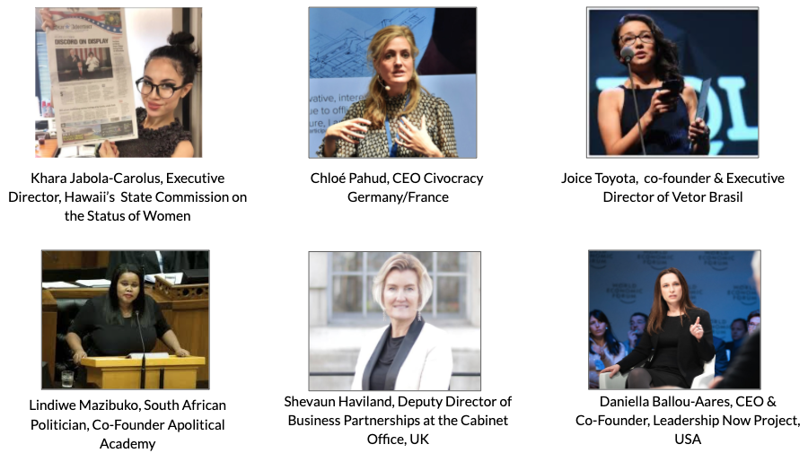 lisamwitter's tweet photo. @worthmag #PowerForward2020 Summit I shared these 6 women as brights spots in gov &amp; Democracy. There are so many more 👉 @Ailish_Campbell @IdaAuken @RobynScott @EllaMaeLewis26 @agarwal_nitika2. Let's not let cynicism blind the bright spots. We 👀 what we focus on. 🙏 @susanmcp1 https://t.co/7tDxFPCQ7w