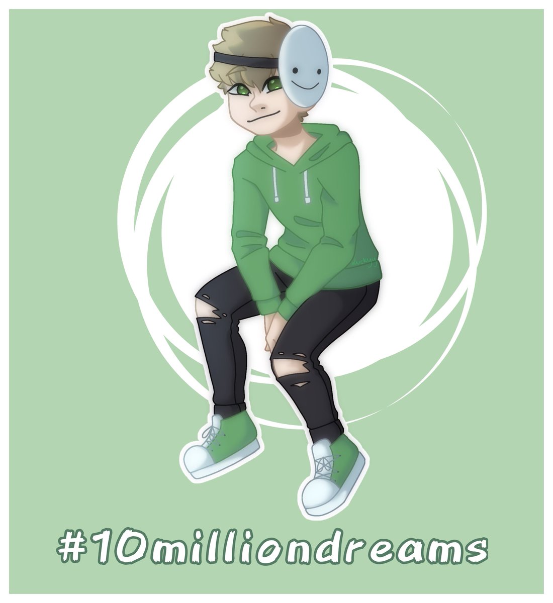 luckyy_336's tweet image. CONGRATS DREAM!💙
After almost 2 days of procrastinating- it’s done!! It’s not too much, pretty simple, but I actually really like it! Also my first time posting a full body so idk if the anatomy looks good lol
@dreamwastaken2
@Dream__Fanart 
#10milliondreams
#10millionblobs 💙