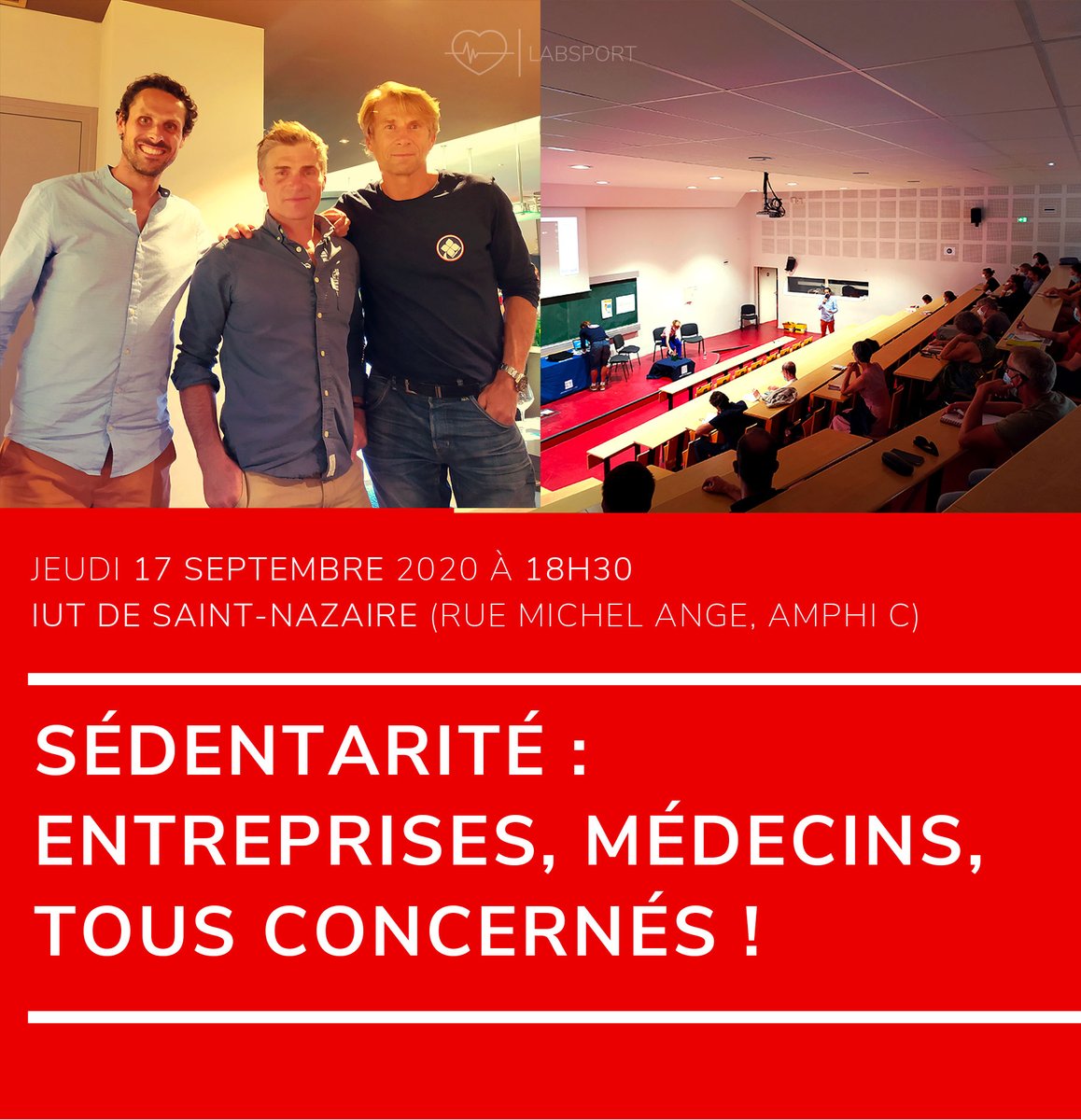 Un grand merci à l’ensemble des intervenants et participants présents à la conférence ! 🤝👍
Une mention toute particulière à Fred Duthil qui a su se rendre disponible entre deux étapes de la Solitaire du Figaro.
Contre la sédentarité, tous concernés !