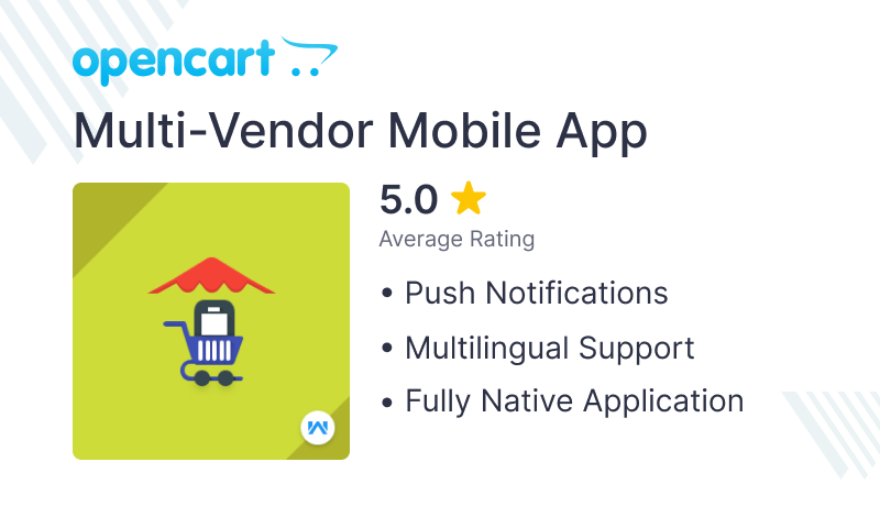 Enhance the Experience With Opencart Multi Vendor Mobile App!!
Convert you simple #opencartmarketplace to feature enriched #mobileapp. Now increase the spectrum of your #onlinebusiness with a #nativeapp on #Android and #iOS devices.
To know more visit - bit.ly/35J8uoR