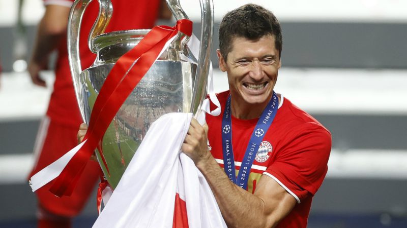 ROBERT LEWANDOWSKIClub: Bayern MünchenSeason: 2019/2020Matches: 47Goals: 55Assists: 10The Polish striker seems to be like a fine wine,and gets better with age. Last season was out of this world for the Bayern man who couldn't stop scoring as his team won it all