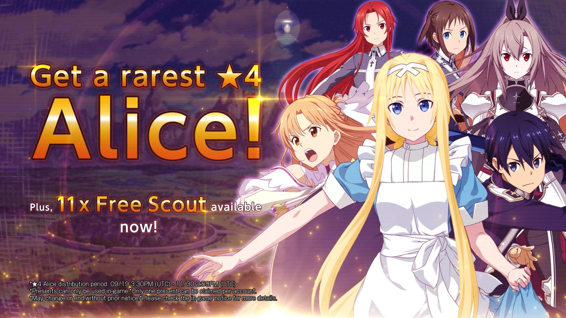 Sword Art Online ALICIZATION Rising Steel has opened up be pre-registration  - Gayming Magazine