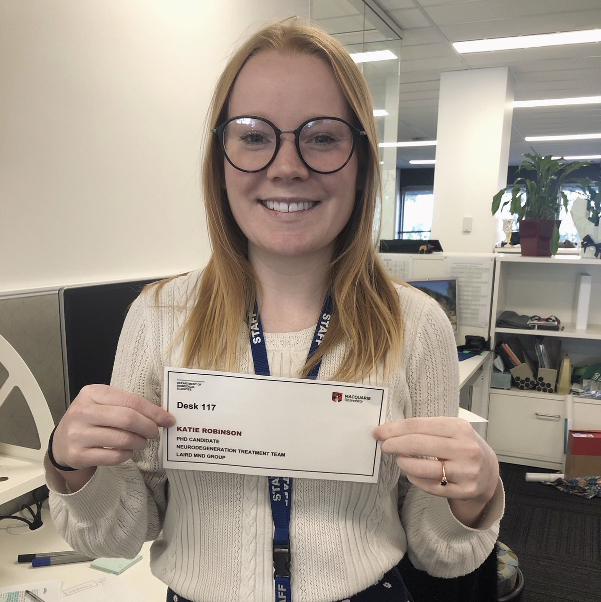 Katie Robinson (@kjrobinson_mq) on Twitter photo First week of my #PhD done! Looking forward to the next three years with <a href="/AngelaSLaird/">Angela Laird</a> <a href="/LairdNeuroLab/">Laird Neuro Treatment Team</a> #phdchat First week of my #PhD done! Looking forward to the next three years with <a href="/AngelaSLaird/">Angela Laird</a> <a href="/LairdNeuroLab/">Laird Neuro Treatment Team</a> #phdchat
