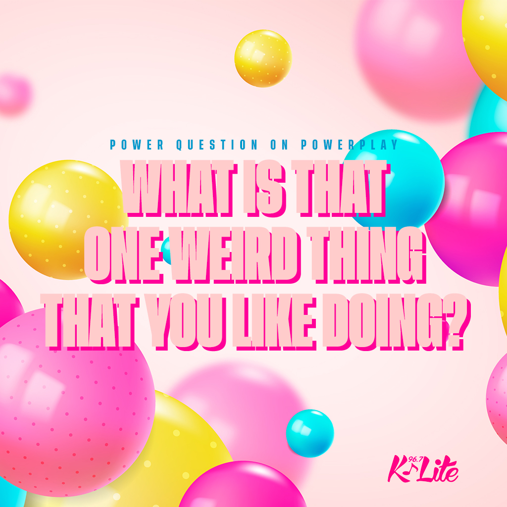 klite967fm's tweet photo. We all have that one weird quirk that screams out how odd we are at times. 🤓👍🏼 Share them with us for our #PowerQuestion on #PowerPlay with @davidriley_!
👉🏼 Coming up: New #HOTICE967 jams, amazing #Shazam app update, tips for quick exercise breaks
Join us 'til 7 PM,… https://t.co/3pDKo1OcOG