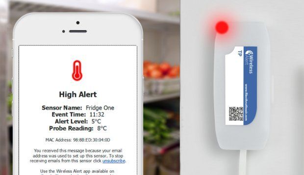 Isatec's tweet image. Fridge Alarm with Email Alerts only £29 buff.ly/3c66AzK #fridgealarm #WiFi #temperature #temperaturealarm