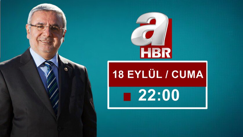 Bugün saat 22.00'de, A Haber'in canlı yayın konuğu olacağım.