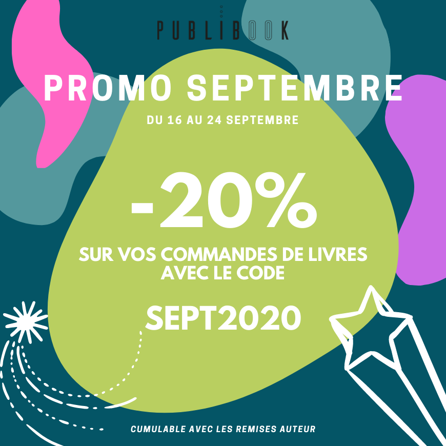 edpublibook's tweet image. Profitez de -20% sur vos commandes de livres avec le code SEPT2020
👉publibook.com