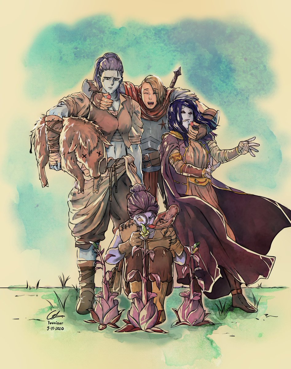 The Troubleshooters, commissioned artwork

#dungeonsanddragons #digitalart #digitalillustration #dnd #watercolor #dndmonk #dndwizard #dndpaladin #customart #commissionedartwork