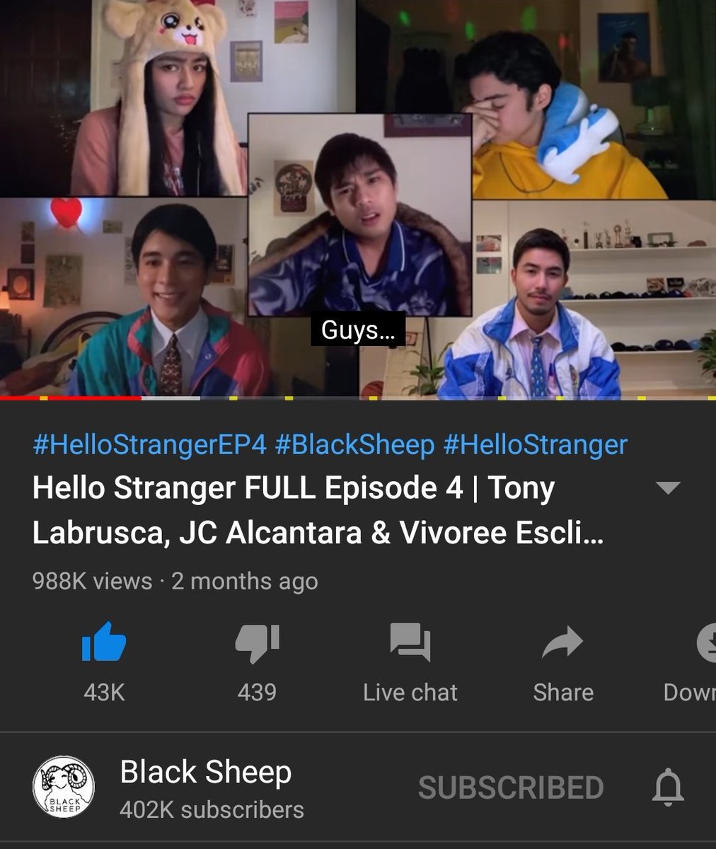 iLoveLGBTmovies's tweet image. Aside from all of #HelloStranger EPs are now more than 900K views. #HelloStrangerEP4 need 12K views to hit 1M. Also EP1 need less than 280K views before 2M. What a feat.. @Black_SheepPH should be cooking another BL or a sequel.. it's a MUST
