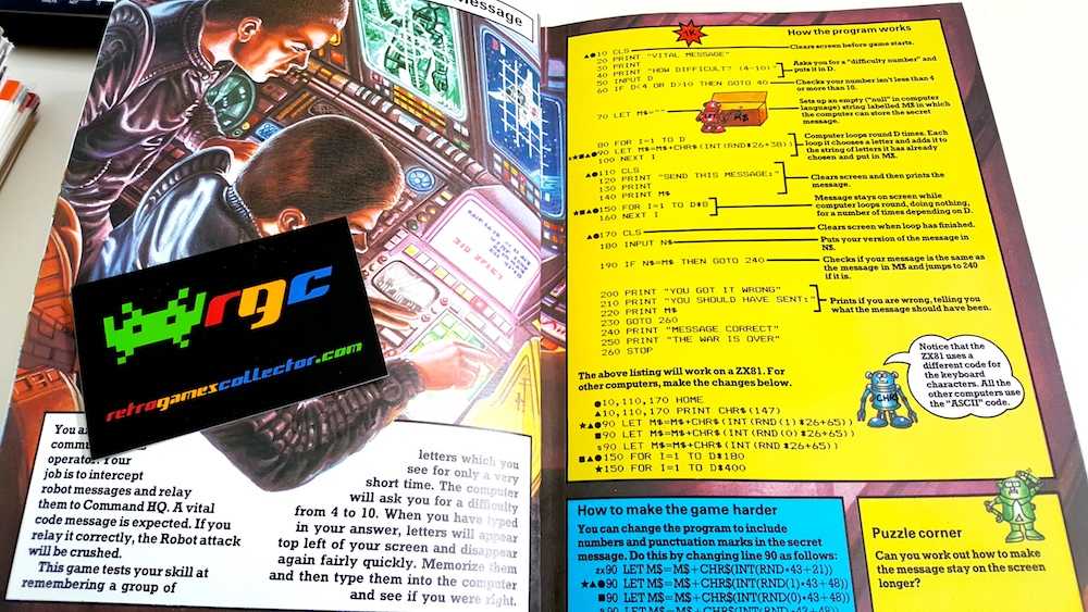 RetroGamesColl's tweet photo. Random stuff from the RGC #gamecave #42:
Computer Battlegames by Usborne. Usborne programming books were probably the thing I borrowed most from the school library back in the early/mid 80s.
#retrogaming #usborne #microcomputing https://t.co/Pc5xlP9hfx
