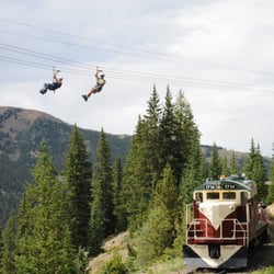 Get outside & go for an exciting adventure, zip lining. A great activity when visiting Colorado High Country. Zip lining requires no experience just the need to have fun, a great social distancing activity. coloradomountainactivities.com activitiescolorado.com