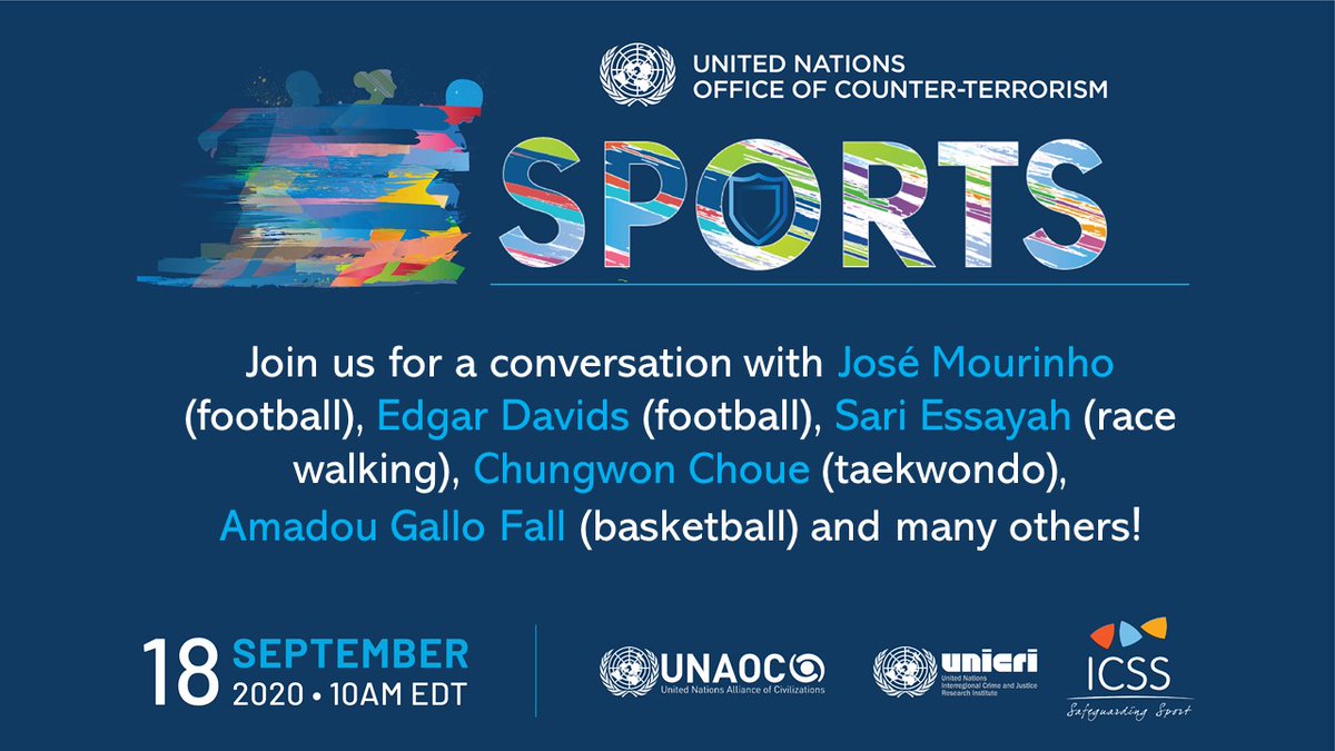 UN_OCT's tweet photo. HAPPENING NOW: 📺 https://t.co/ZaDU0dtimP
 
Tune in for a live broadcast of the High-Level meeting on #SportsPVE of the Global Programme on Security of Major Sporting Events &amp; Promotion of Sport &amp; Its Values as a Tool to Prevent Violent Extremism
 
ℹ️ https://t.co/YxC1HTxAvq https://t.co/yV2eFwDBwh